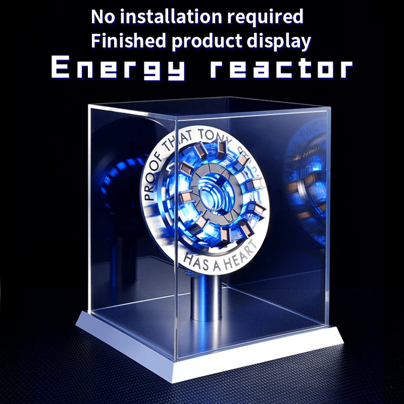 Luz de pecho de Reactor de aleación 1/1 Arca núcleo electromagnético USD los primeros vengadores Iron Man Mk1 Iron Man modelo periférico regalo