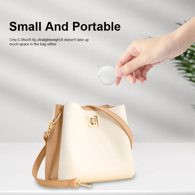 Mini Rastreador Inteligente Compatible con la Aplicación Apple Find My, Localizador Antipérdida para Mascotas, Perros, Gatos, Llaves, Carteras, Equipaje, Teléfonos, Niños, Ancianos