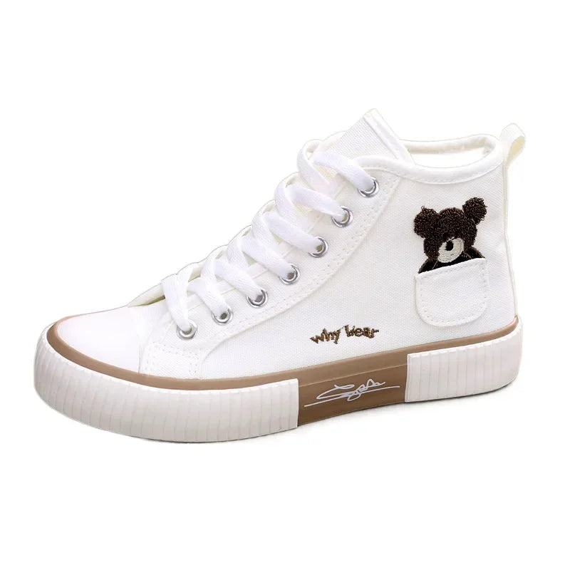 Zapatillas de Lona para Mujer con Bordado — Livianas y Transpirables