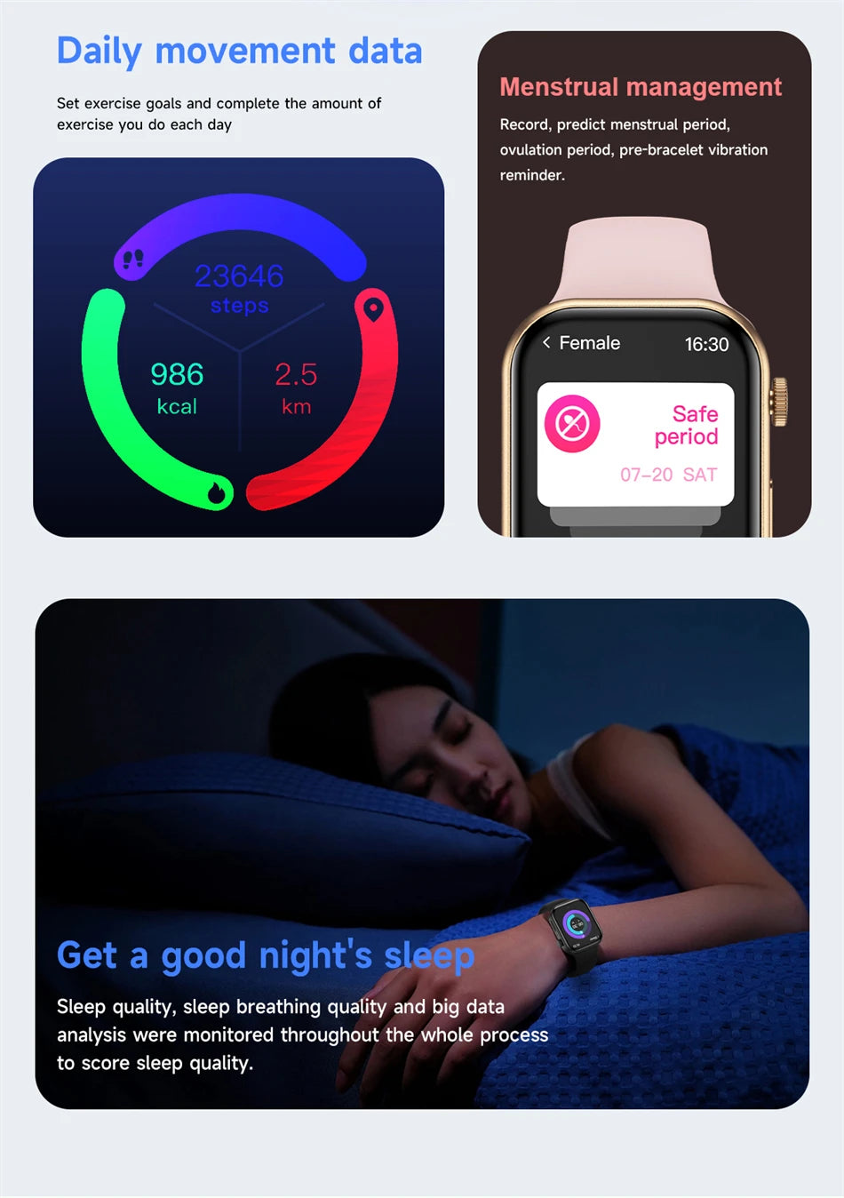 Reloj Inteligente Z03Pro con Bluetooth y Música