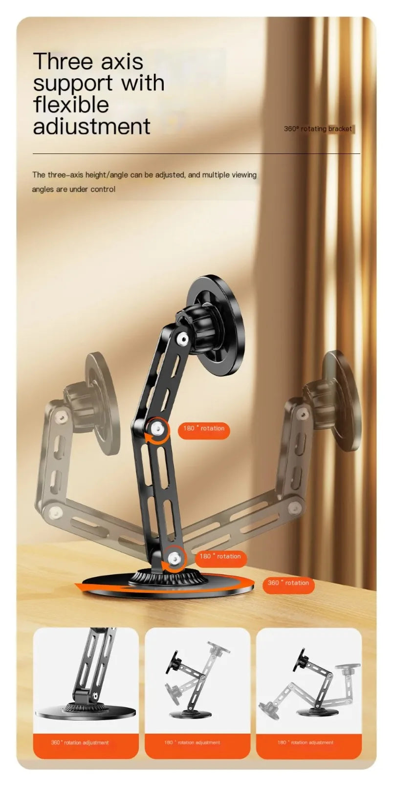 Soporte Magnético para Teléfono de Escritorio, Soporte Magnético para Coche, Soporte para Smartphone, GPS, Móvil, Celular, para iPhone 17, Samsung, Xiaomi