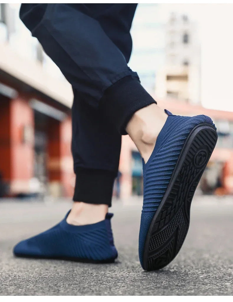 YRZL-mocasines de conducción suaves para hombre, zapatos planos de alta calidad para caminar, mocasines informales de malla transpirable, sin cordones
