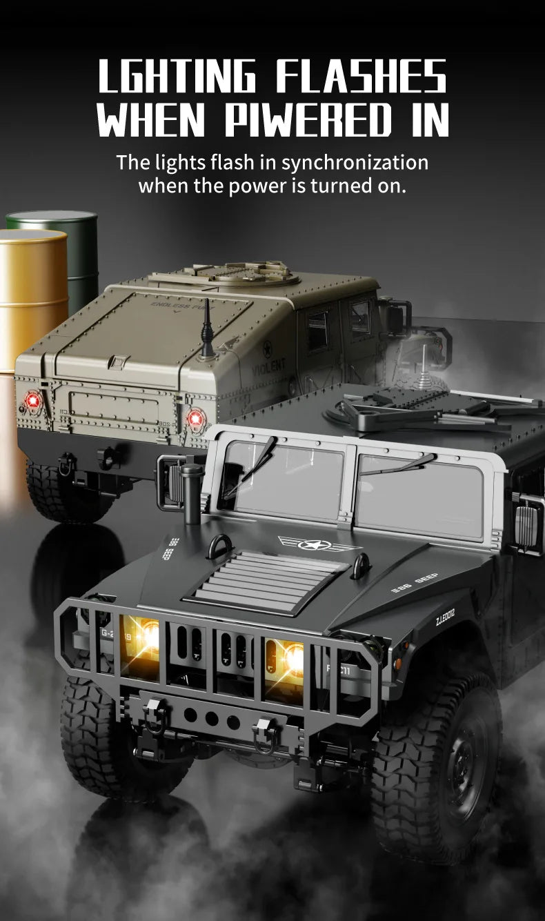 Auto RC JJRC C8835 Hummer 4x4 Todoterreno Control Remoto 2.4G