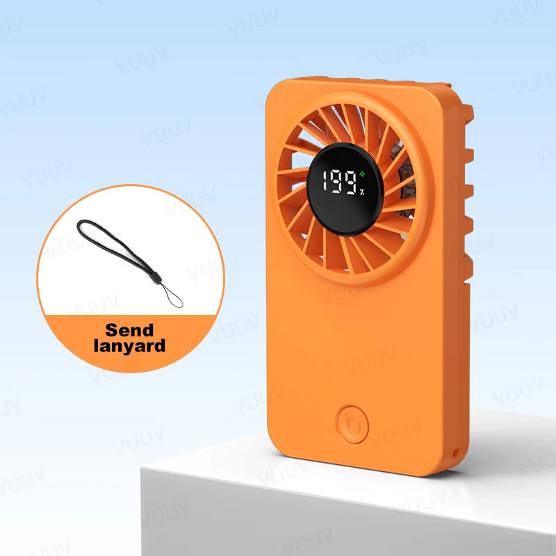 Ventilador de Mano Portátil de Alta Velocidad con Carga USB