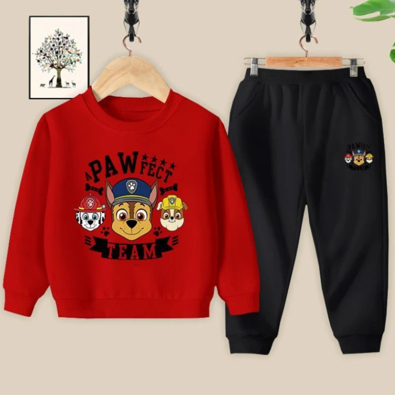 Conjunto PAW Patrol jersey cuello redondo y pantalón para niños