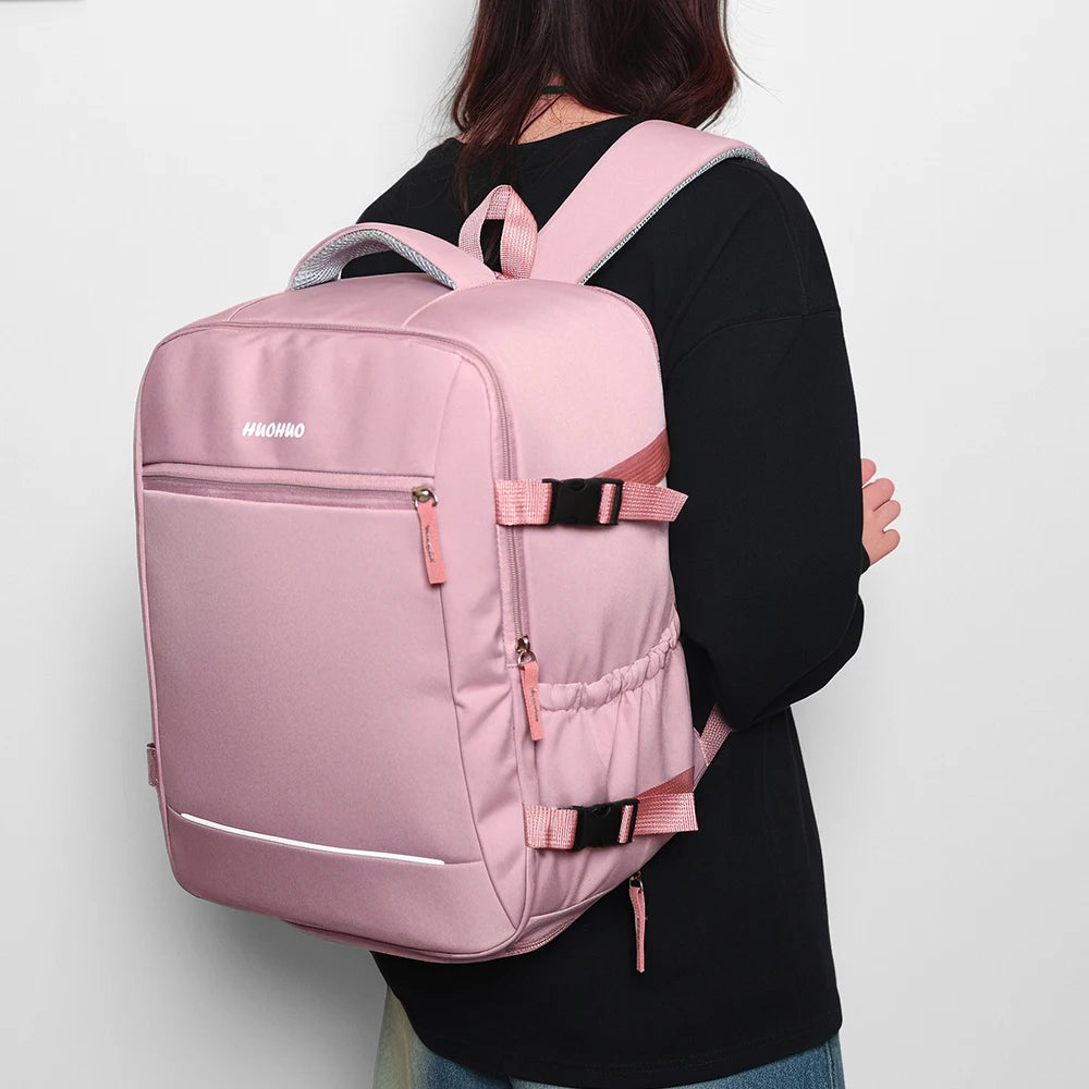 180 °     Mochila Completamente Abierta con Gran Capacidad y Múltiples Bolsillos, Adecuada para Viajes Diarios, Equipaje de Negocios y Bolsa para Computadora