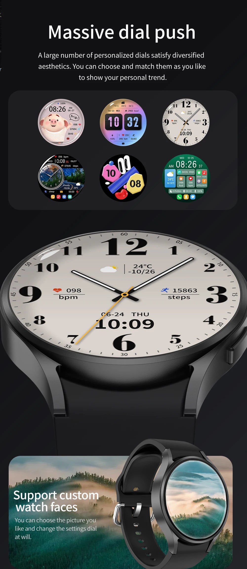 Reloj Inteligente GPS 6 Asistente de Voz