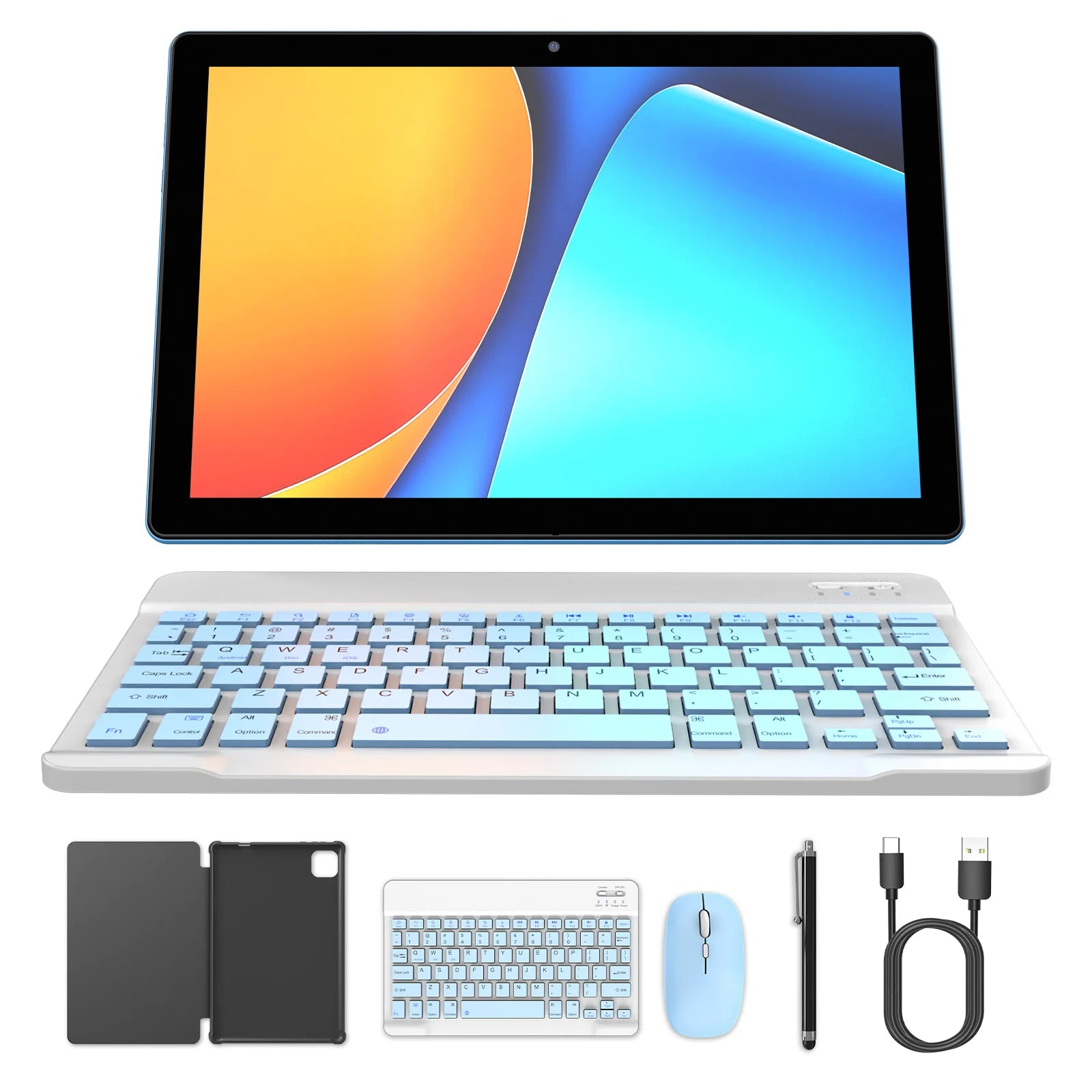 Tablet Android 15 BAKEN 10 pulgadas 12GB RAM 64GB Quad Core WiFi 5G