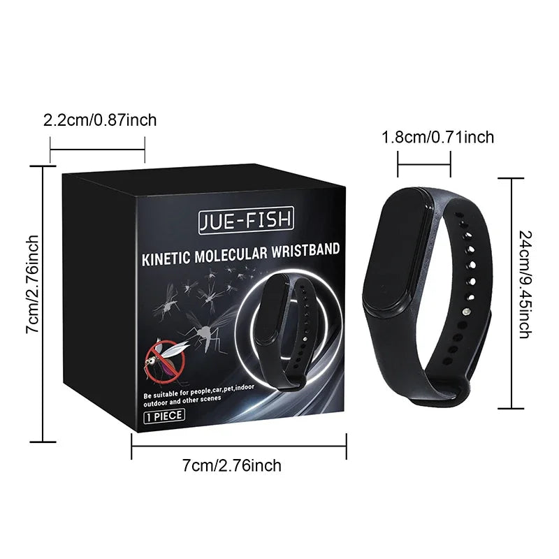 Pulsera Repelente de Mosquitos Ultrasónica Deportiva, Hombre y Mujer