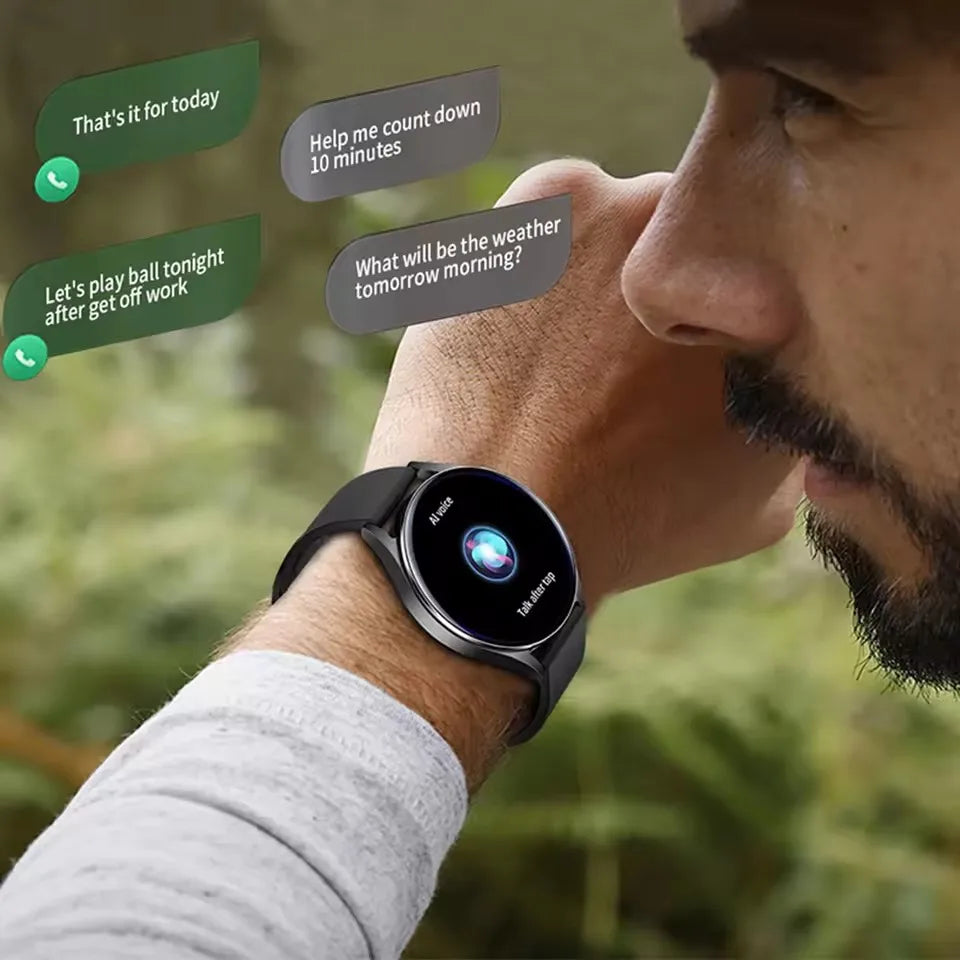 Nuevo SmartWatch 2025 hombres mujeres relojes Bluetooth llamada ritmo cardíaco sueño vida impermeable reloj inteligente Fitness Tracker Sporte reloj