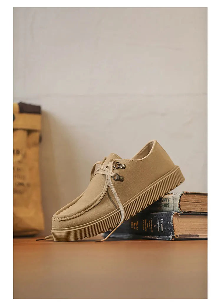 Zapatos descalzos con punta ancha para hombre, calzado informal retro clásico, zapatos ligeros para deportes al aire libre, zapatos para caminar, zapatos de trabajo de suela gruesa de color caqui