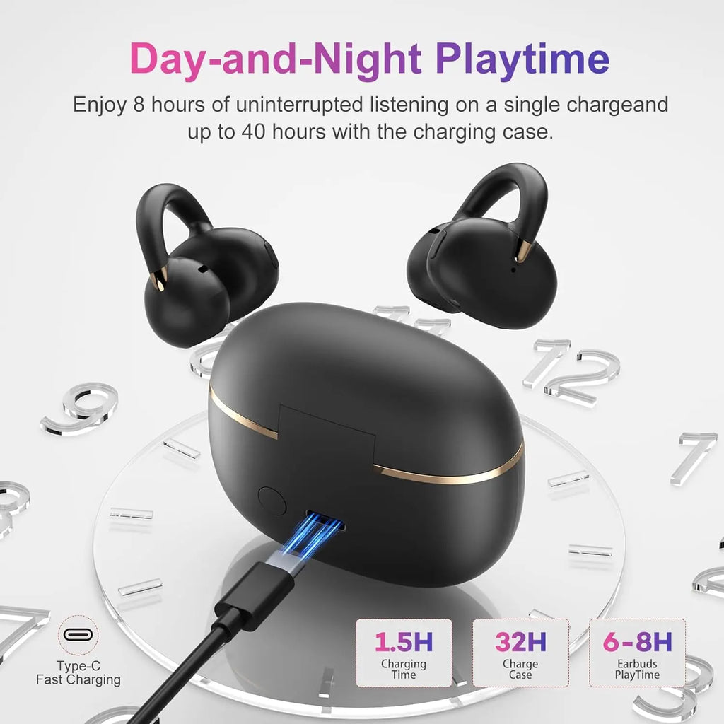Ohayo A7 Auriculares Clip Bluetooth 5.4 IPX 40H