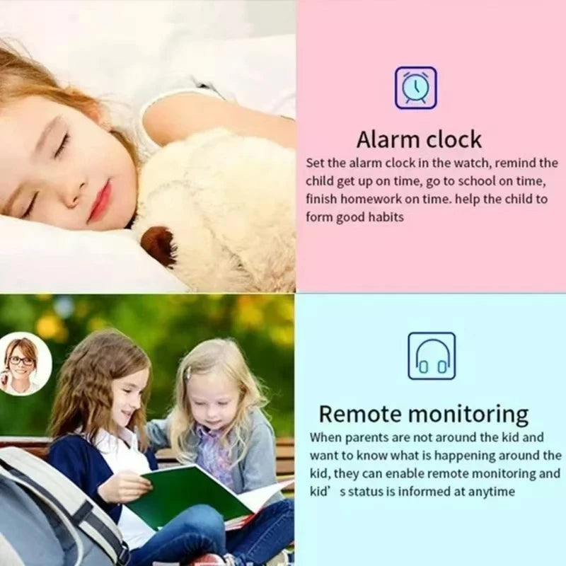 Reloj Inteligente 5G para Niños con GPS, Cámara y SOS