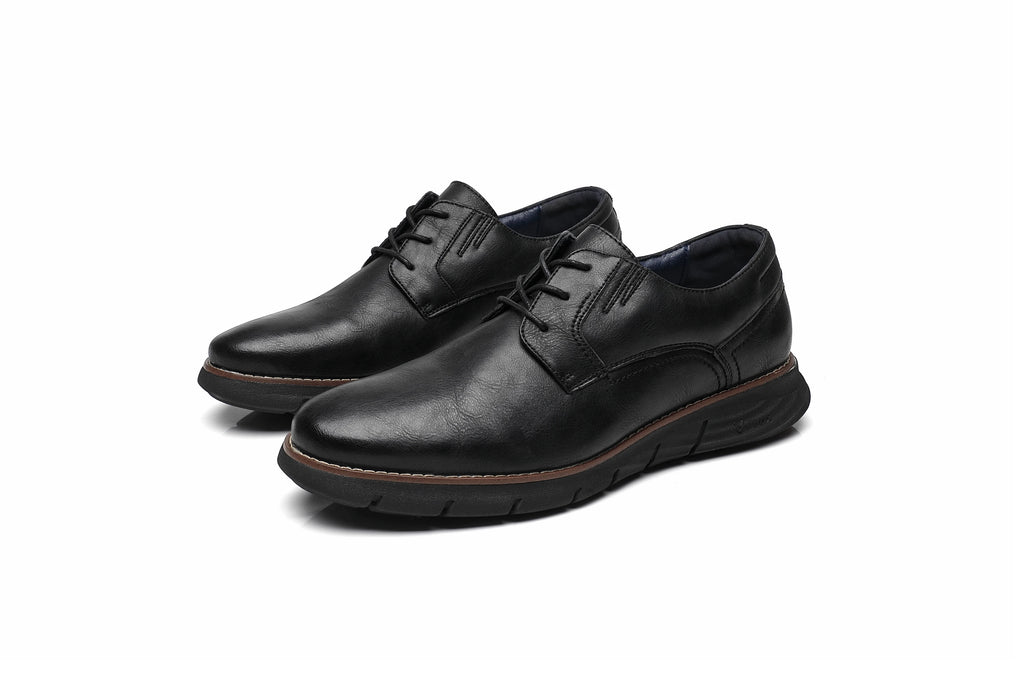 Zapatos Casuales de Cuero para Hombre con Cordones