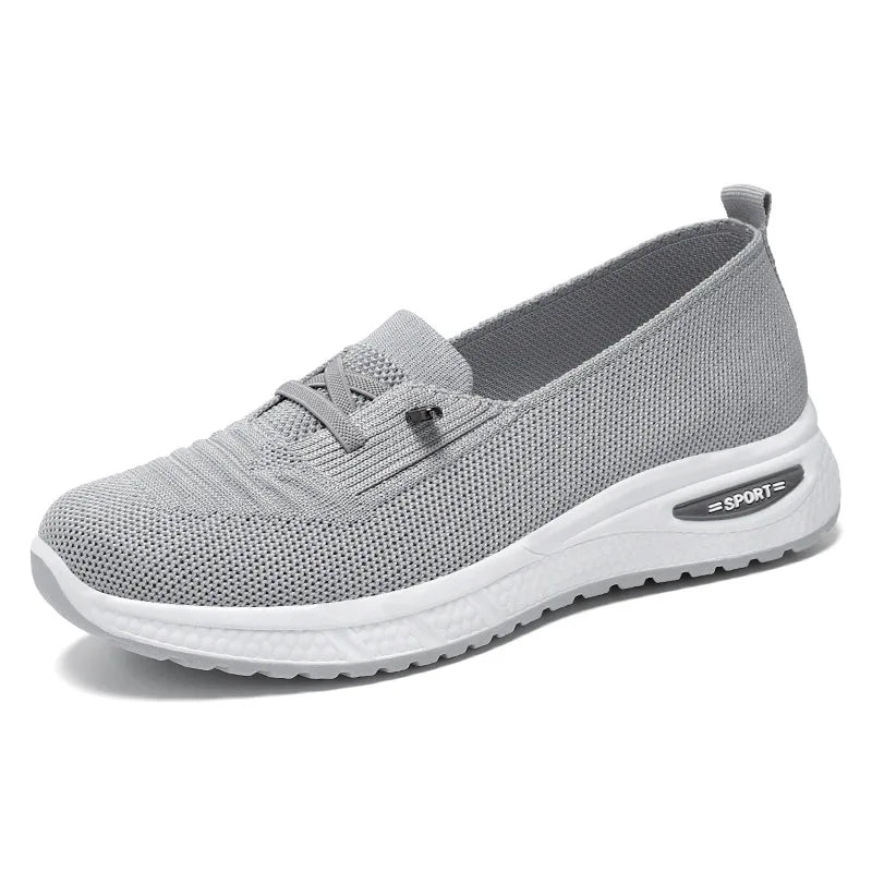 Zapatillas de Mujer Casual — Malla Transpirable, Suela Gruesa