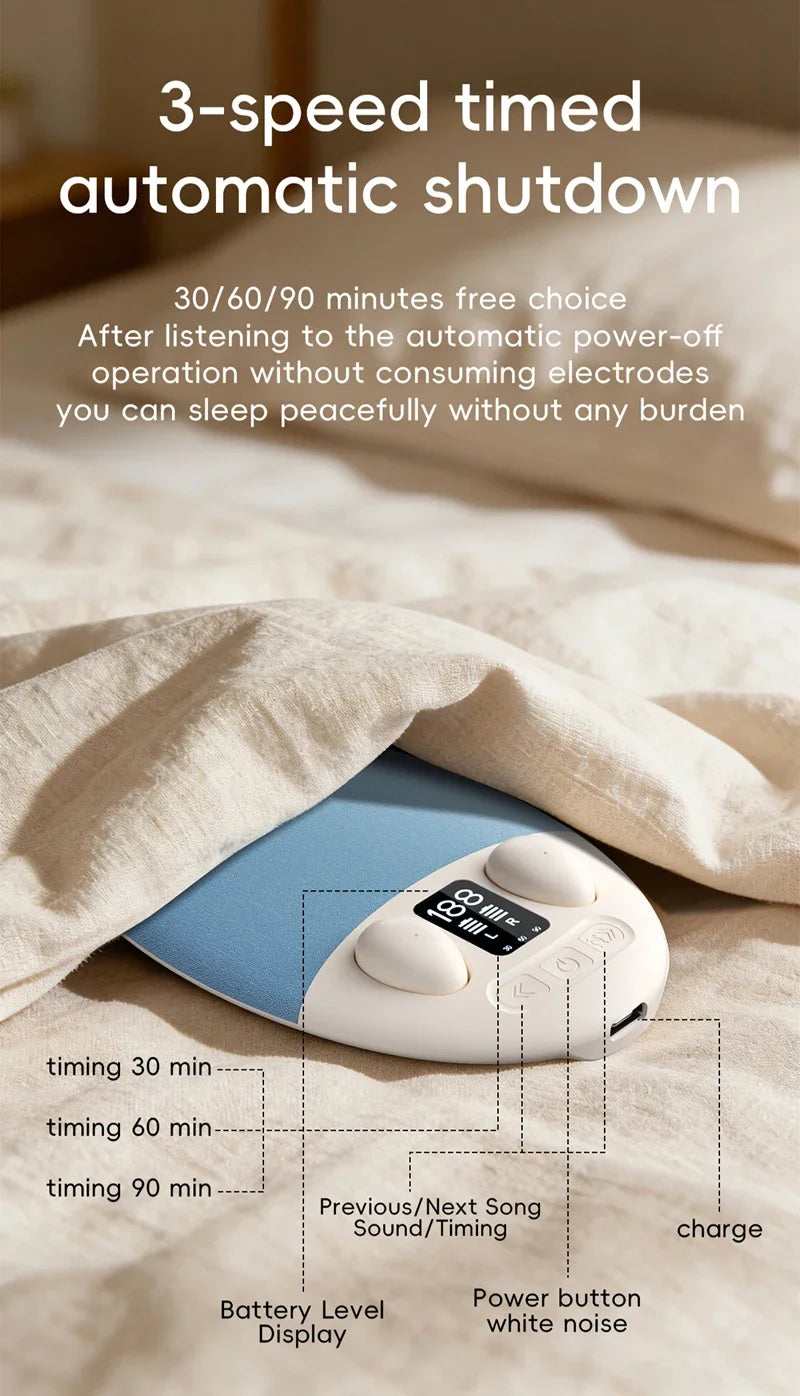 Auriculares Bluetooth 2 en 1 con Altavoz para Dormir de Lado