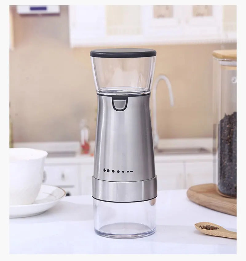 Molinillo de Café Manual Acero Inoxidable USB