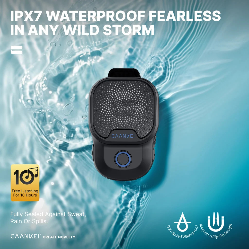 Altavoz Bluetooth portátil IPX7 altavoces portátiles impermeables deporte al aire libre micrófono con Clip altavoz llamadas/música Mini caja de sonido