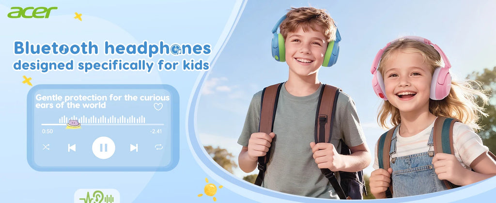 Acer OHR725 Auriculares Infantiles Bluetooth 5.4 85dB