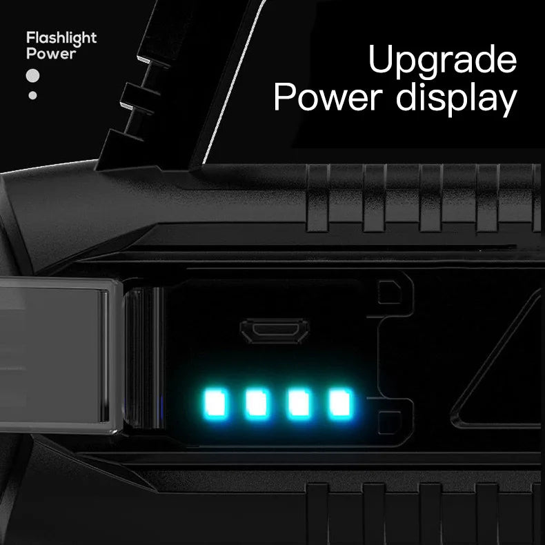 Linterna LED Portátil Reflectora Recargable para Acampar