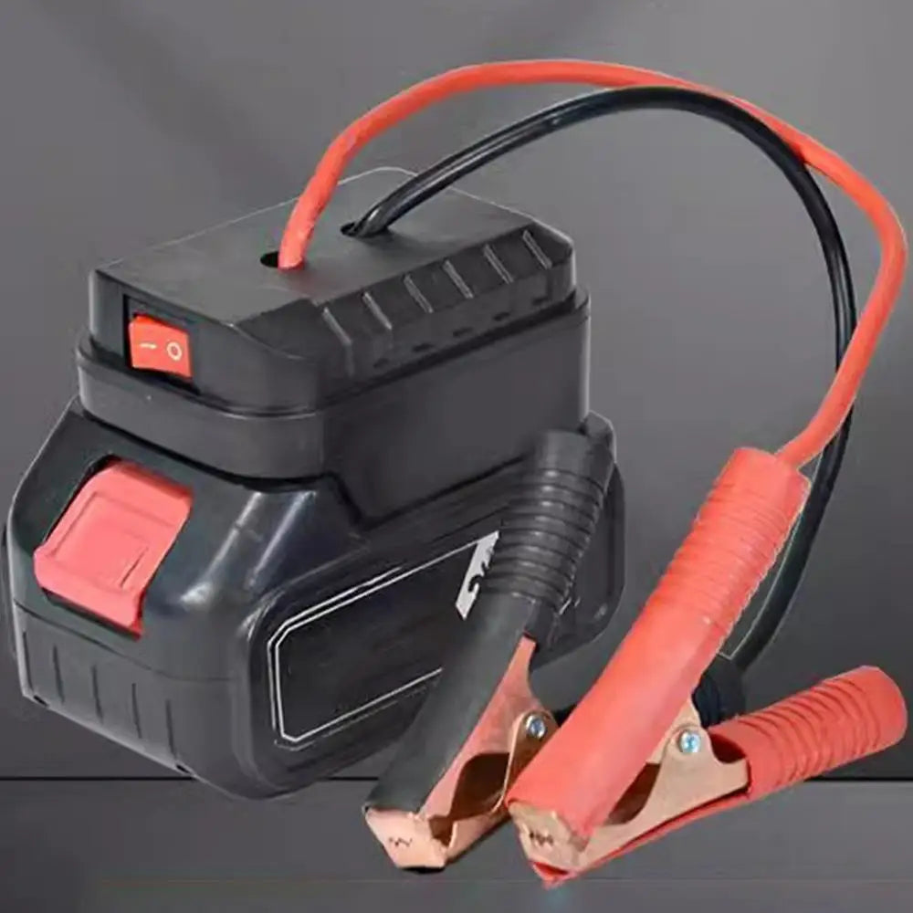 Arrancador de Batería Portátil para Autos con Pinzas y USB