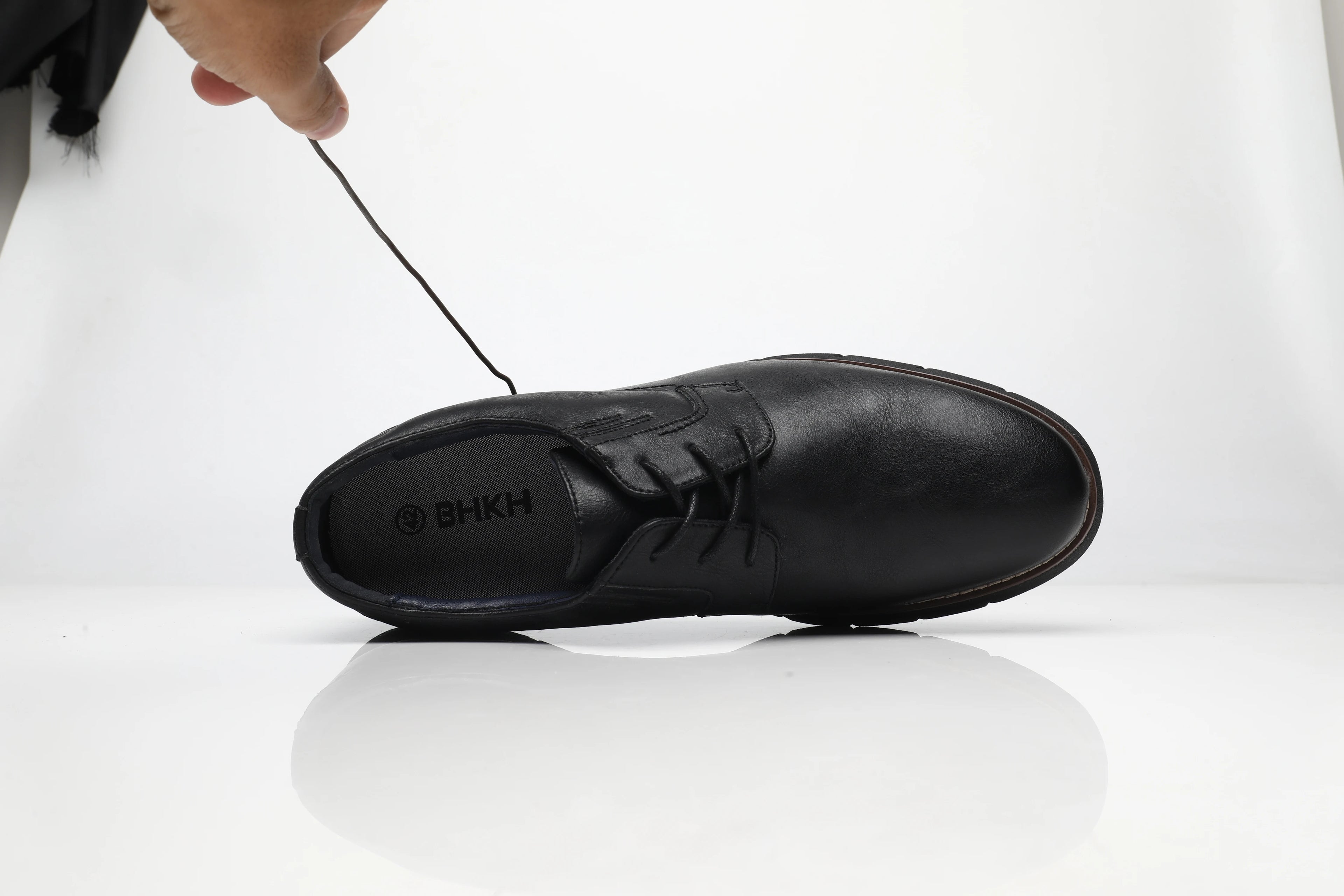 Zapatos Casuales de Cuero para Hombre con Cordones