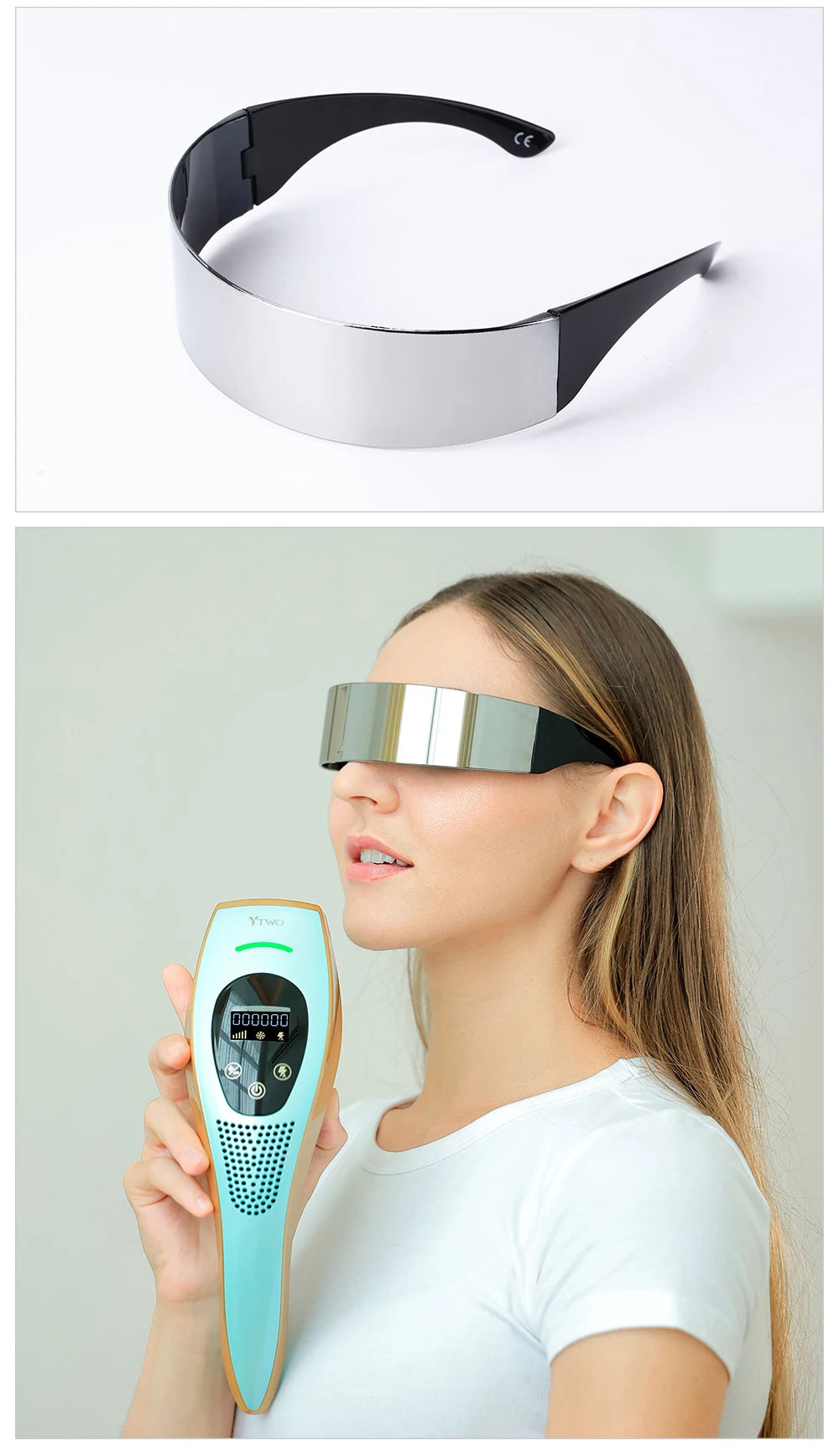 Dispositivo de depilación láser IPL, depiladora láser para mujeres, cuerpo, Bikini, Flashes ilimitados faciales, depiladora láser indolora permanente