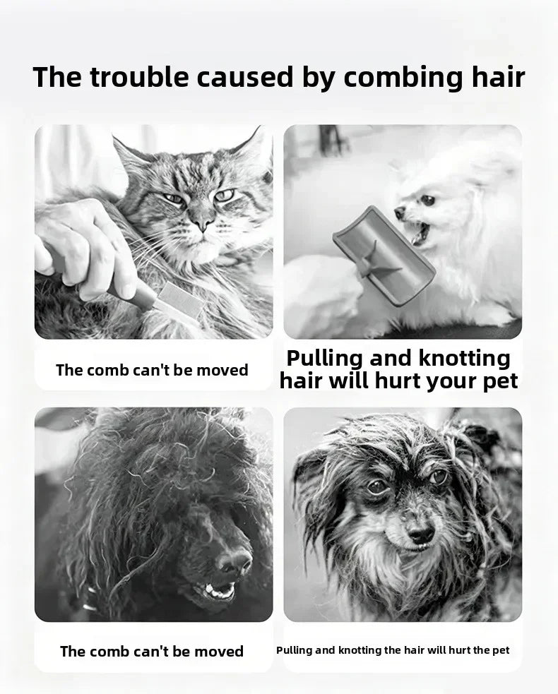 Cepillo Profesional para el Cuidado de Gatos, Herramienta para Eliminar el Pelo Suelto, para Gatos de Pelo Largo y Corto, Gatos de Interior, Gatitos, Conejos, Peine de Masaje