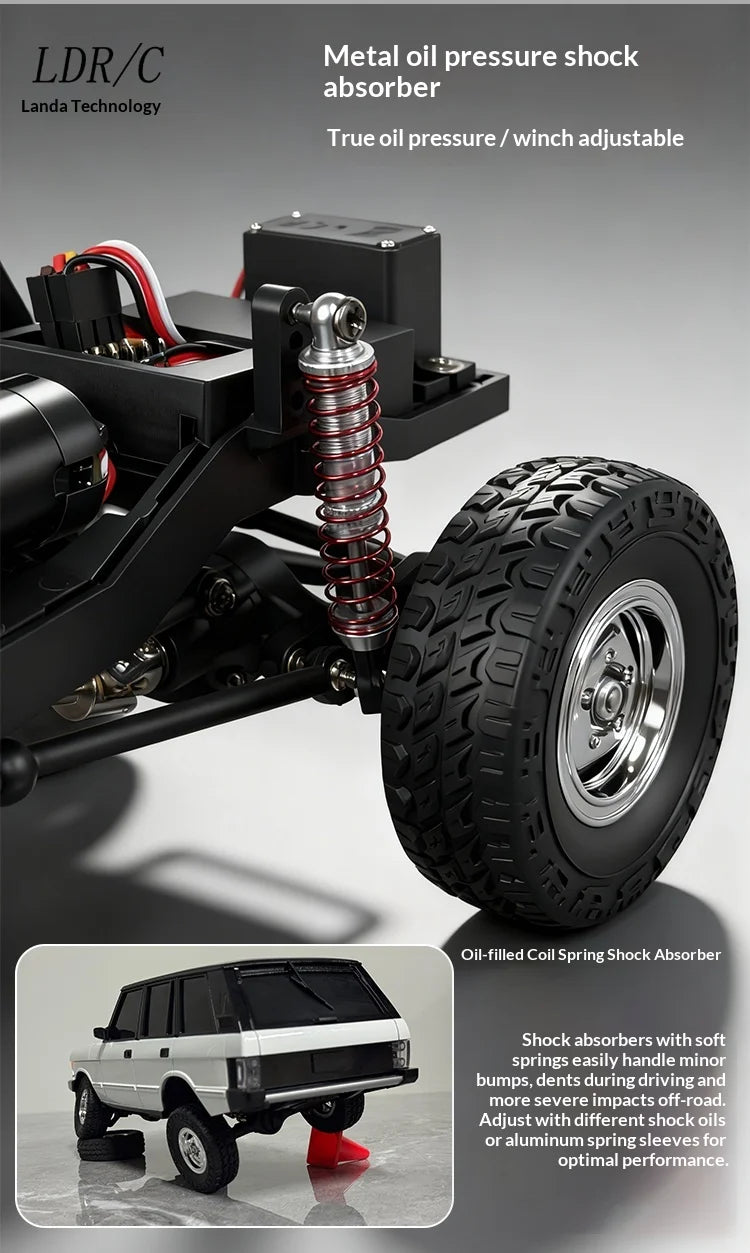 Coche RC Todoterreno 4x4 1:18 Motor Sin Escobillas regalo niños