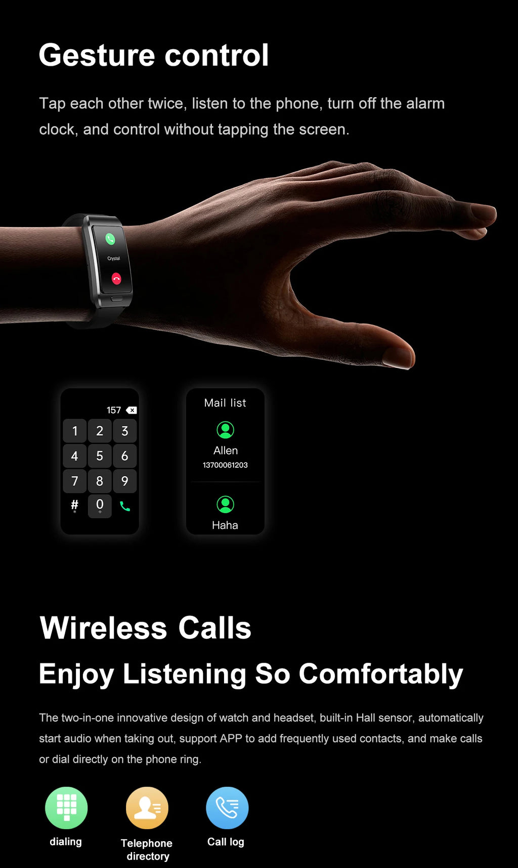 Reloj inteligente LIGE 2 en 1 TWS auriculares 1,57 "hombres mujeres GPS deportes Fitness ECG relojes de ritmo cardíaco Bluetooth llamada música Smartwatch