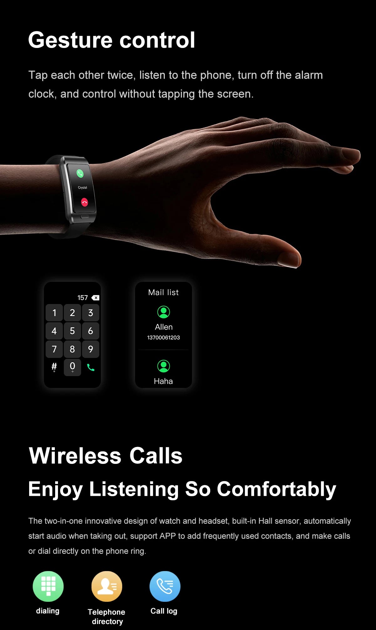 Reloj inteligente LIGE 2 en 1 TWS auriculares 1,57 "hombres mujeres GPS deportes Fitness ECG relojes de ritmo cardíaco Bluetooth llamada música Smartwatch