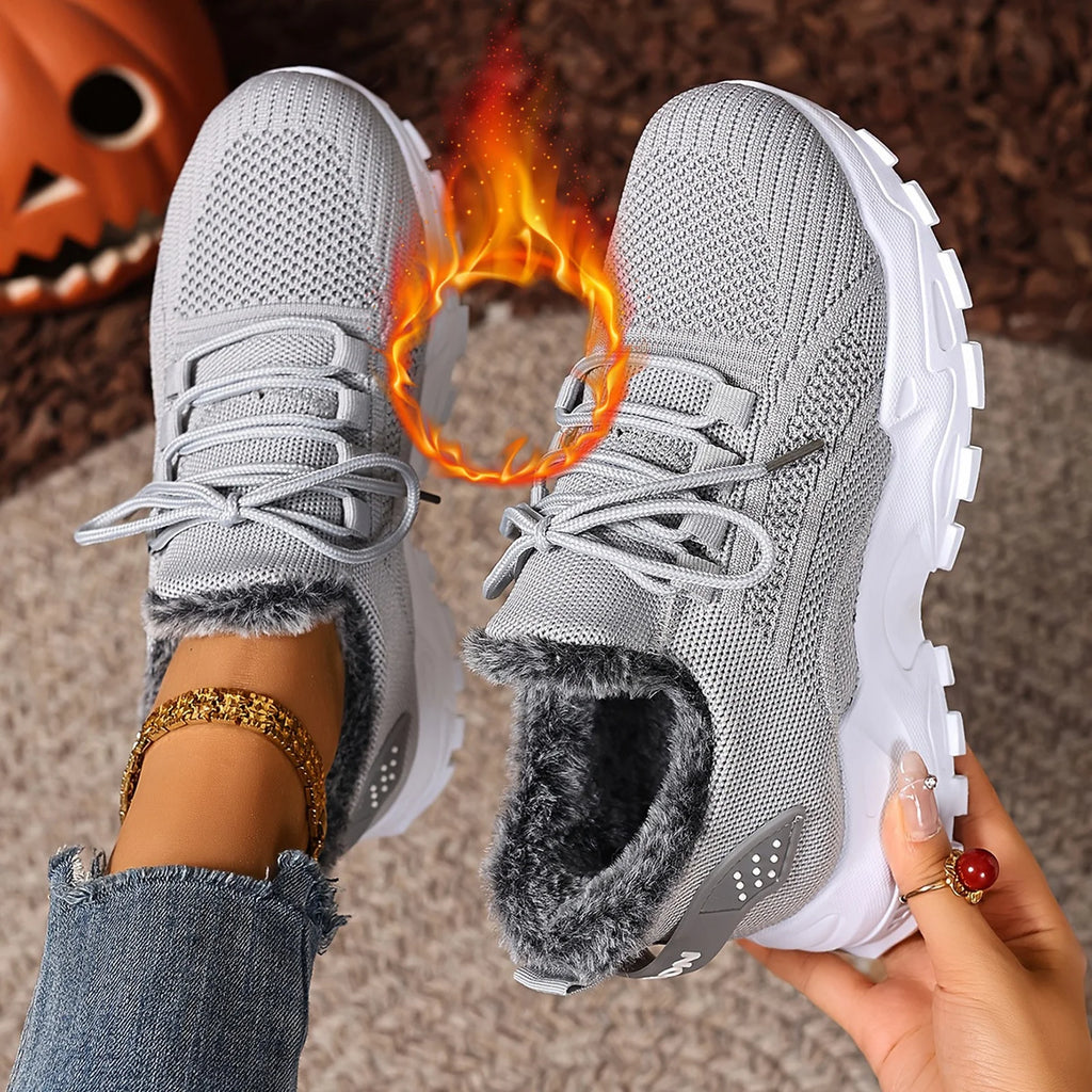 Zapatillas Deportivas de Invierno para Mujer - Suela Antideslizante