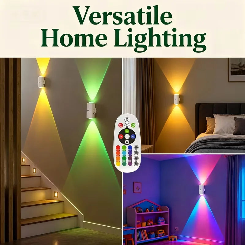 Luces de Pared RGB con Sensor de Movimiento, 16 Colores