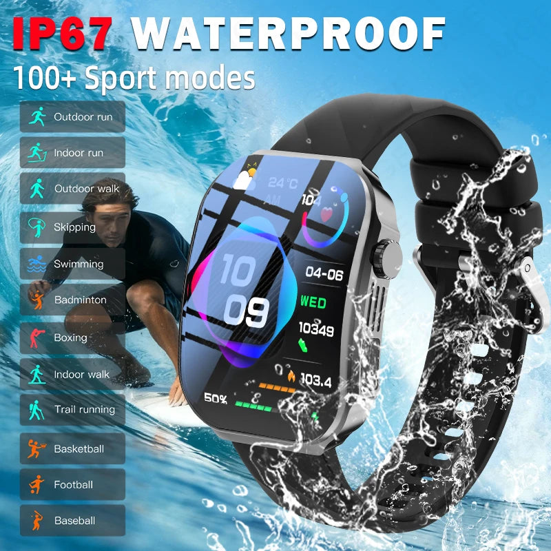 Reloj Inteligente Pantalla 2.2 Pulgadas Bluetooth