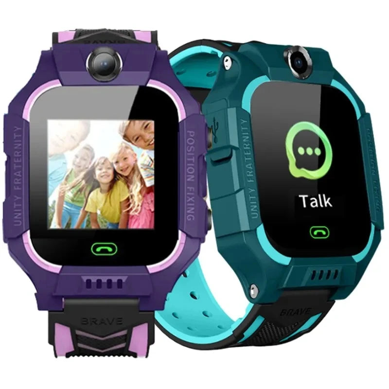Reloj inteligente para niños 2026 nuevo reloj inteligente con tarjeta Sim para niños llamada Sos teléfono cámara Chat de voz foto niño niña regalo pantalla a Color Q19