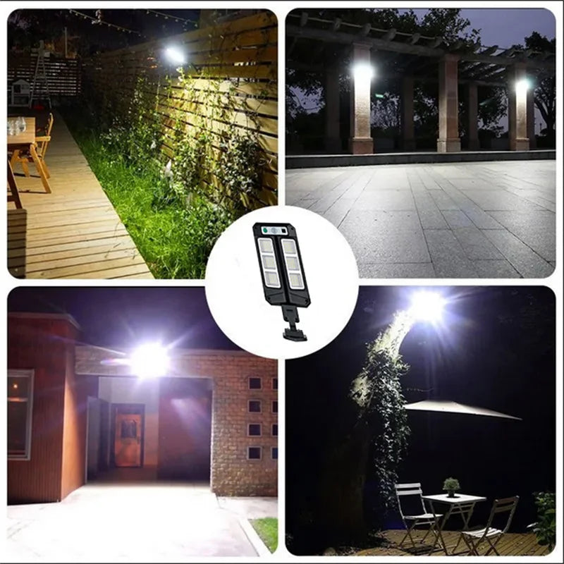 Farolas Solares LED con Sensor de Movimiento 3 Modos Impermeable