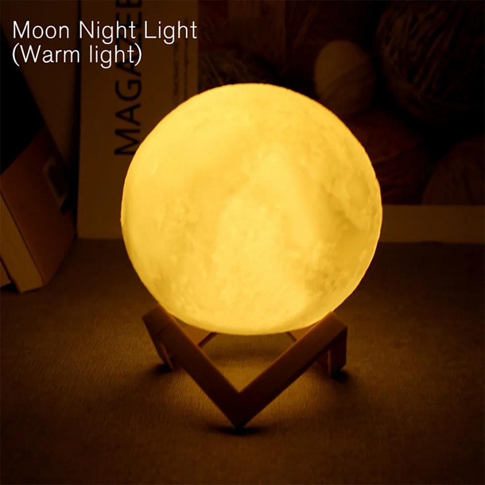 Luz LED de Luna y Estrella para Dormitorio Infantil