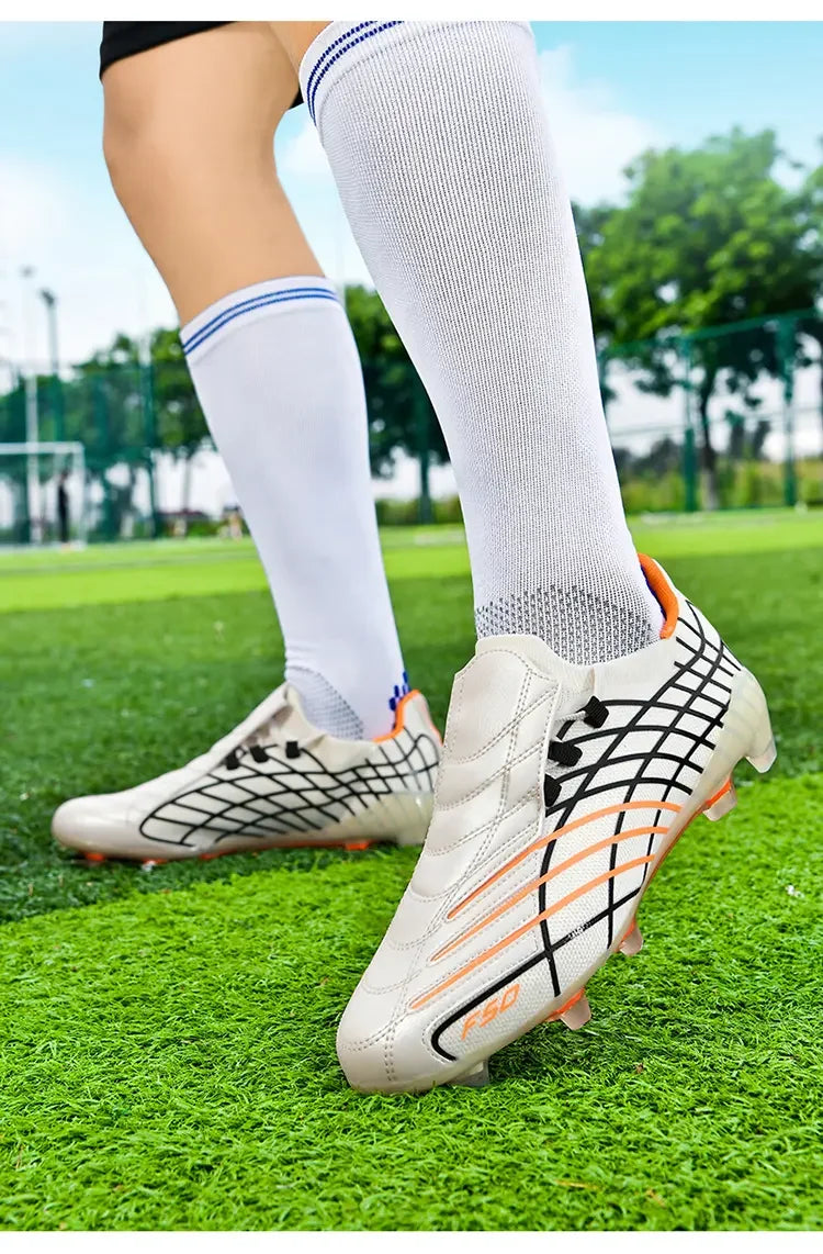 Botines de fútbol F50 FG estilo Spider unisex para terreno firme