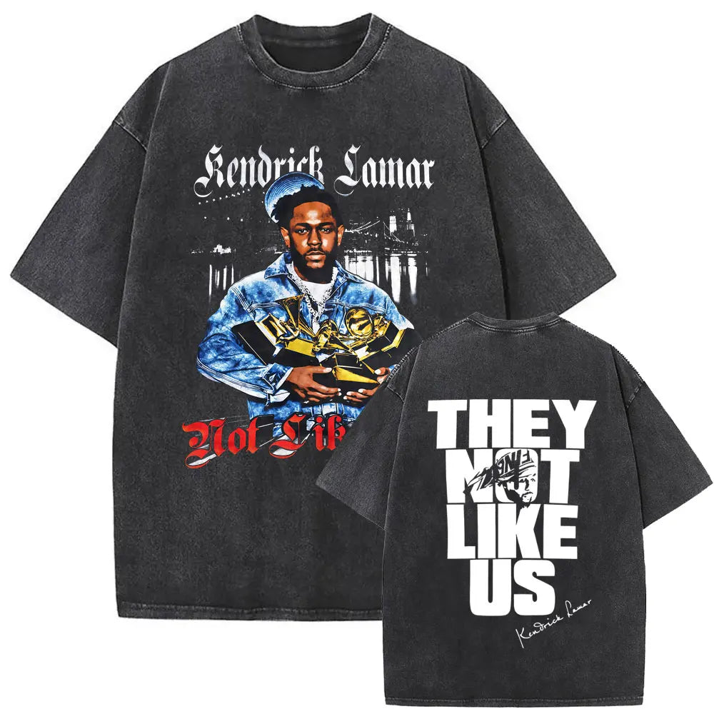 Camiseta Vintage Kendrick Lamar, Hip Hop Oversize, Unisex