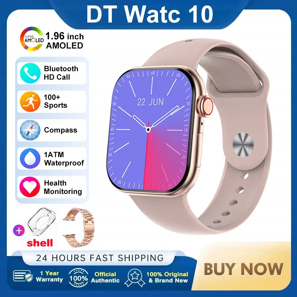 DT Watch X Mini Reloj Inteligente NFC AMOLED