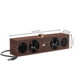 Altavoz multimedia Lenovo C02, altavoz Bluetooth, altavoz de modo dual con cable/Bluetooth, altavoz retro universal para TV, computadora y teléfono móvil, subwoofer