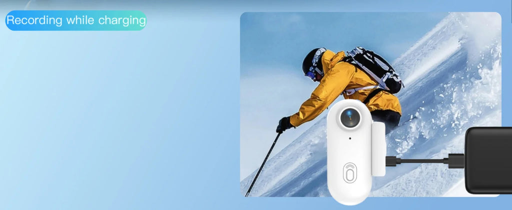 Cámara Multifunción 4K WiFi Impermeable para Deportes