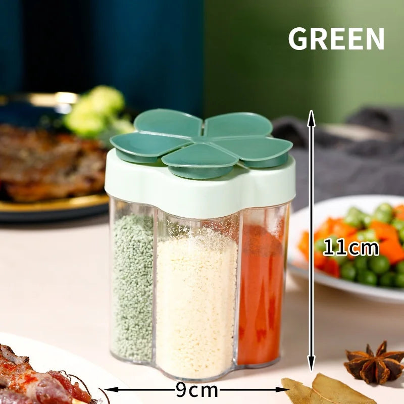 Tarro de condimentos, contenedor de plástico, botella de condimentos, organizador de especias, contenedores de condimentos para acampar al aire libre, juegos de utensilios de cocina, 1 Uds.