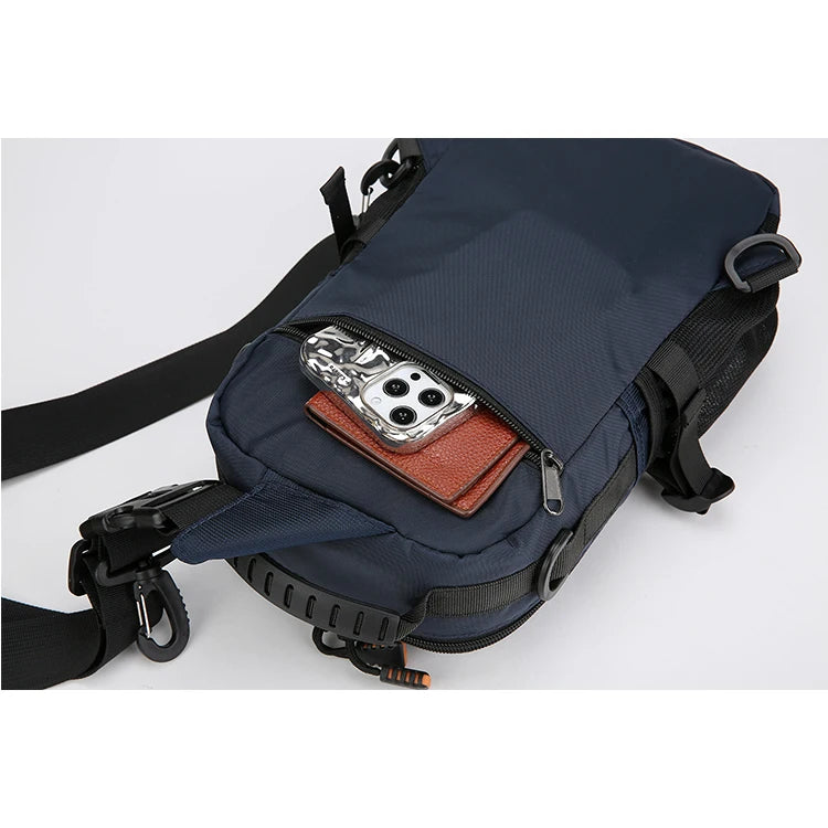 Bolso Bandolera Funcional y Moderno - Bolso de Pecho, de un Solo Hombro, Correa Ajustable, Perfecto para Viajes y Uso Diario