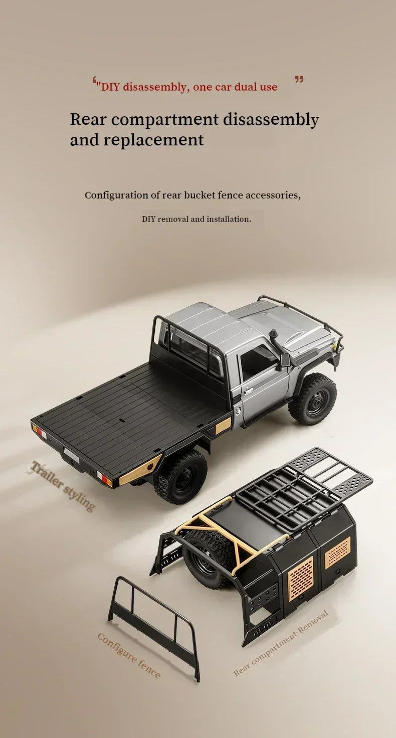 MN82 MN82S Toyota Rc 4x4 Rc CAR 2,4g 1/12 escala completa todoterreno Control remoto coche trepador de control remoto coche de juguete para regalo