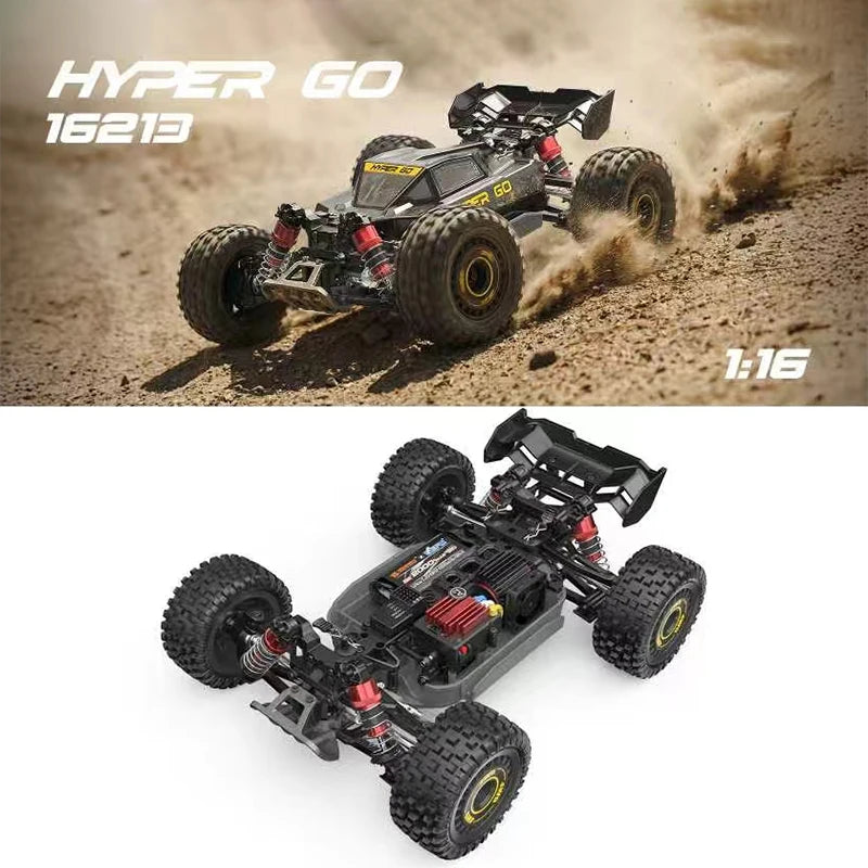 Coche RC 1/16 4WD sin Escobillas, 60 KM/H, Control Remoto 2.4G