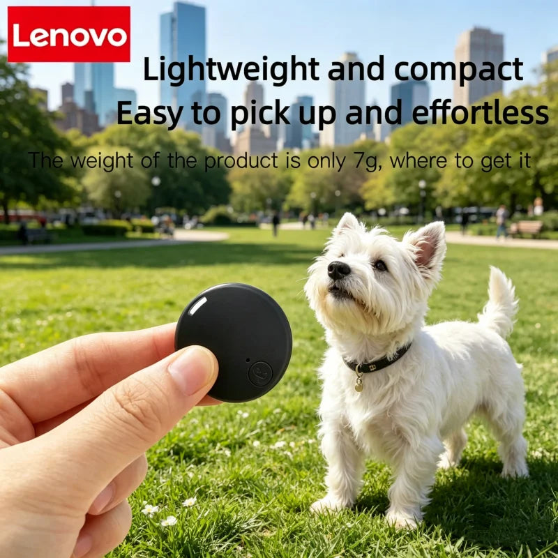 Localizador GPS Bluetooth 5.0 Lenovo Mini para Perros, Dispositivo Antipérdida para Mascotas, Niños, Bolsos, Carteras, Rastreador Inteligente