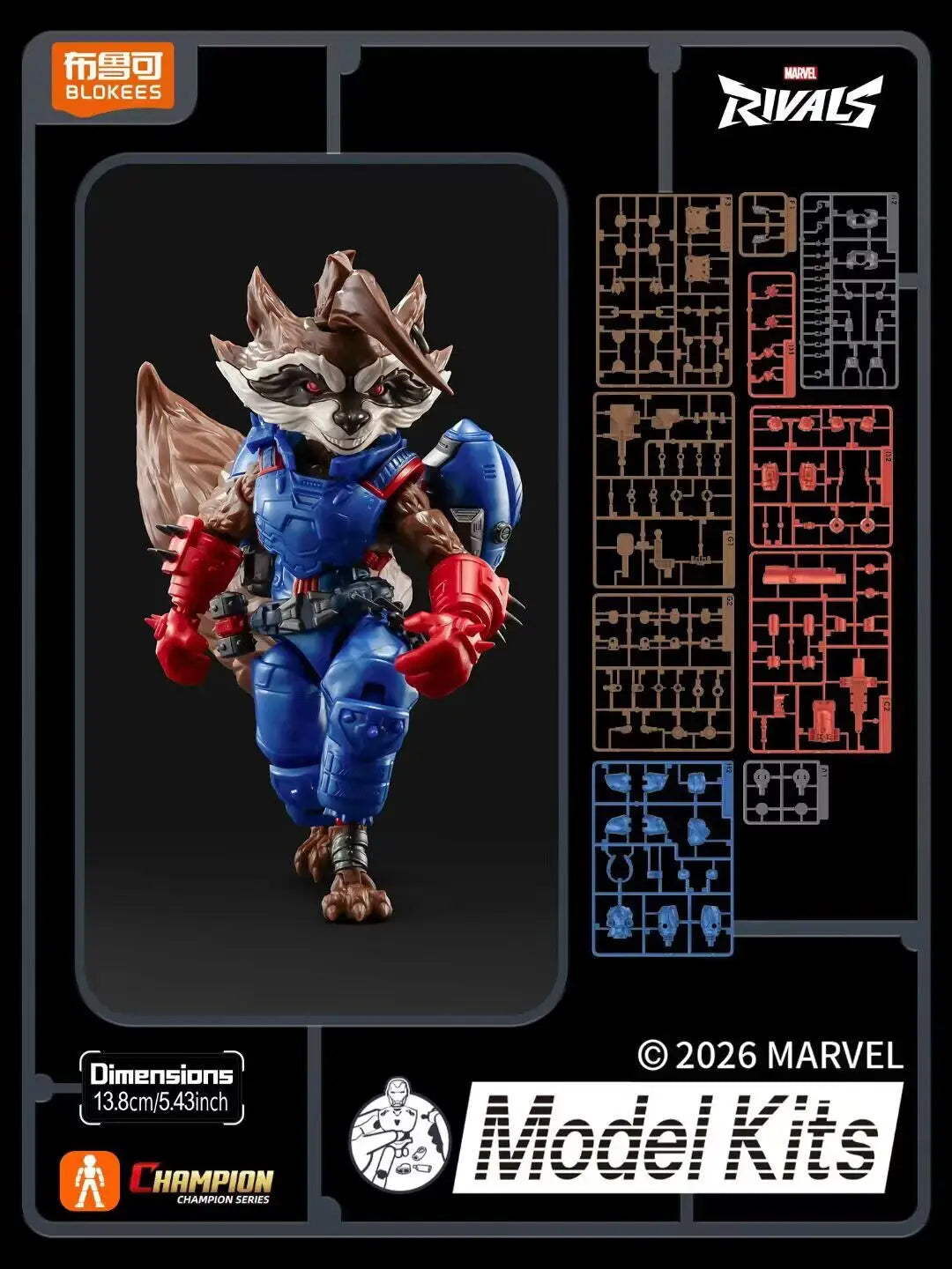 BLOKEES Original Spider Man Venom Marvel campeón clase versión figura de acción conjunta móvil ensamblado película modelo juguetes regalo