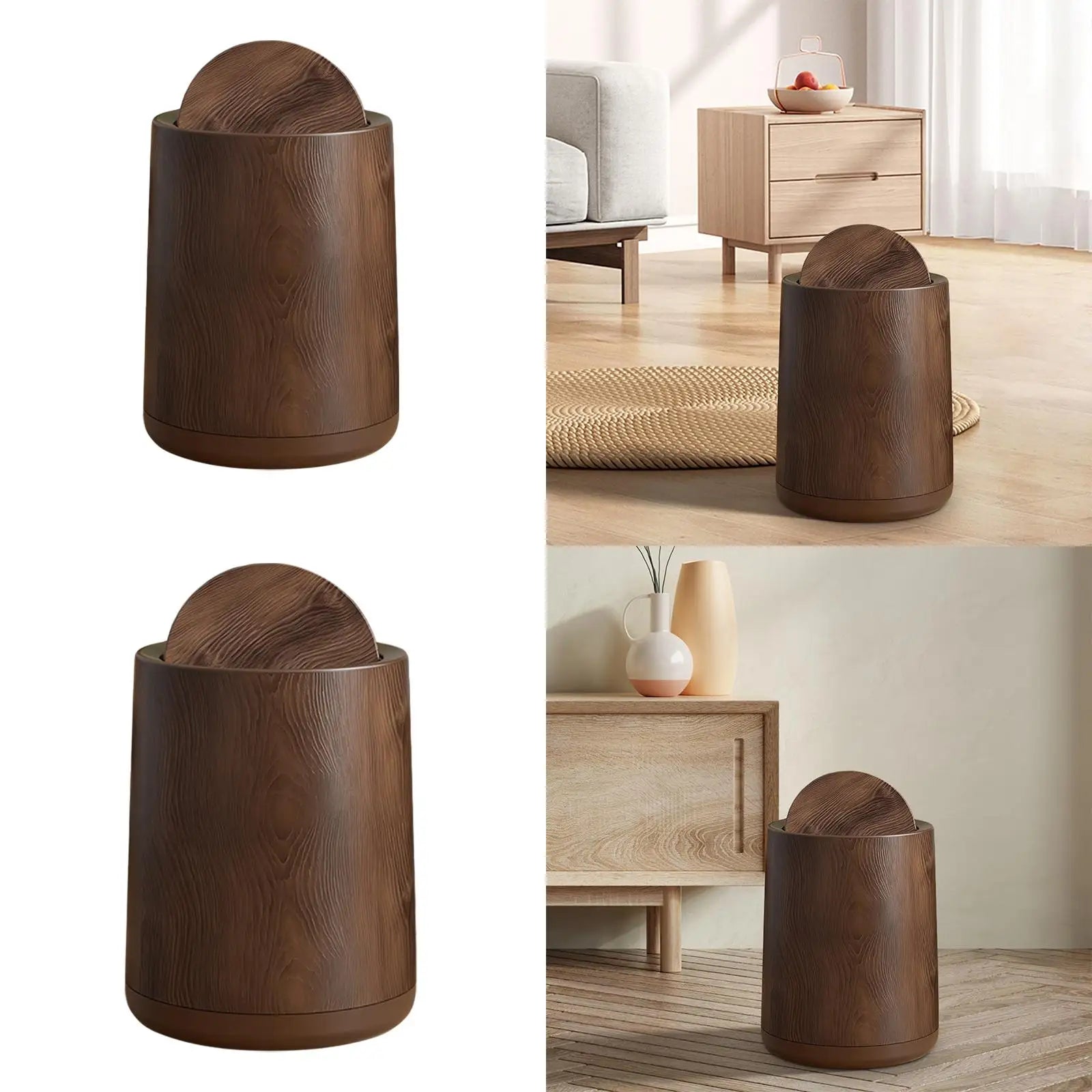Cubo de basura para baño, cubo de basura para el hogar, dormitorio, dormitorio