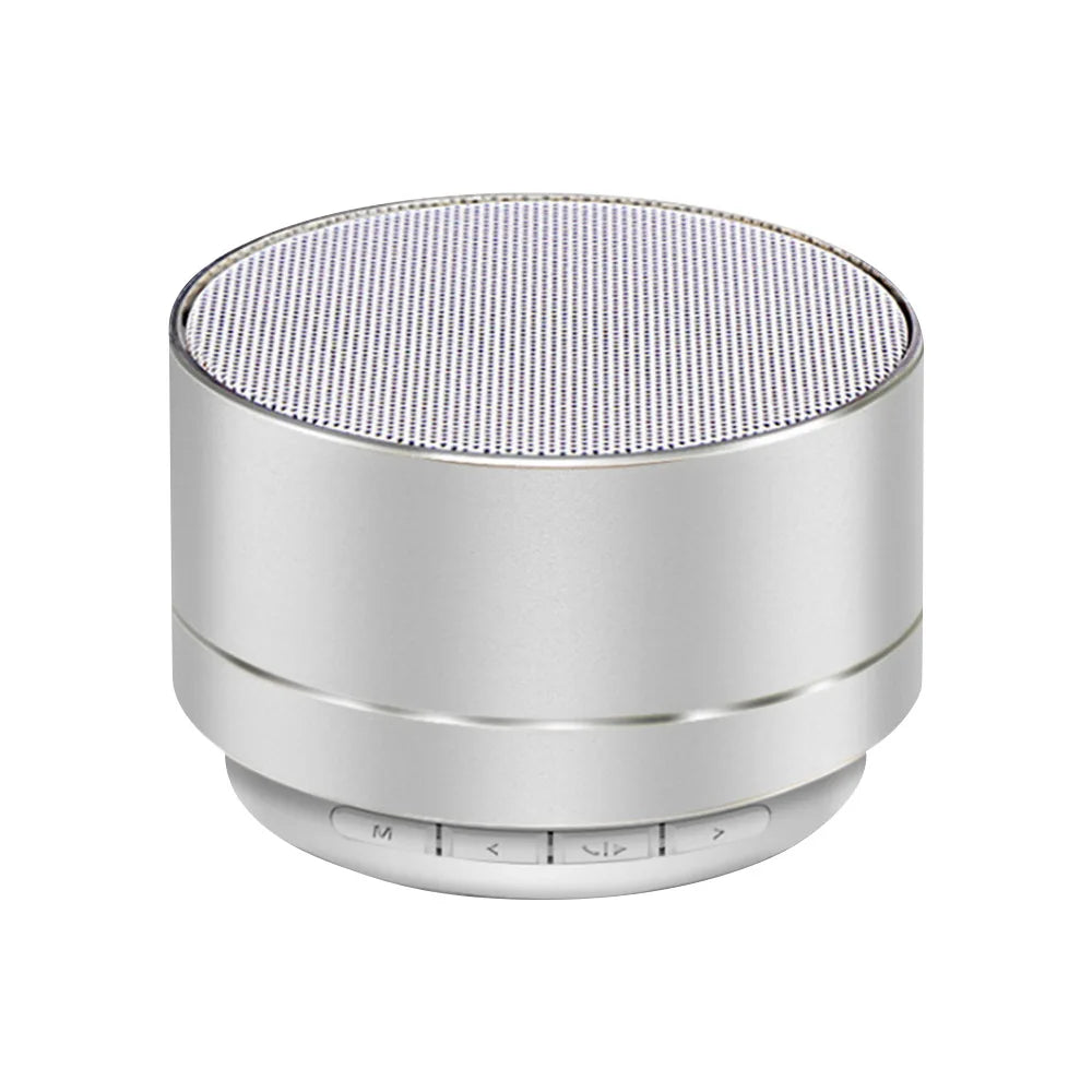 Altavoz Bluetooth inalámbrico A10, cañón de acero pequeño, Subwoofer, Mini tarjeta de regalo portátil, Altavoz Bluetooth, altavoces de Color para exteriores